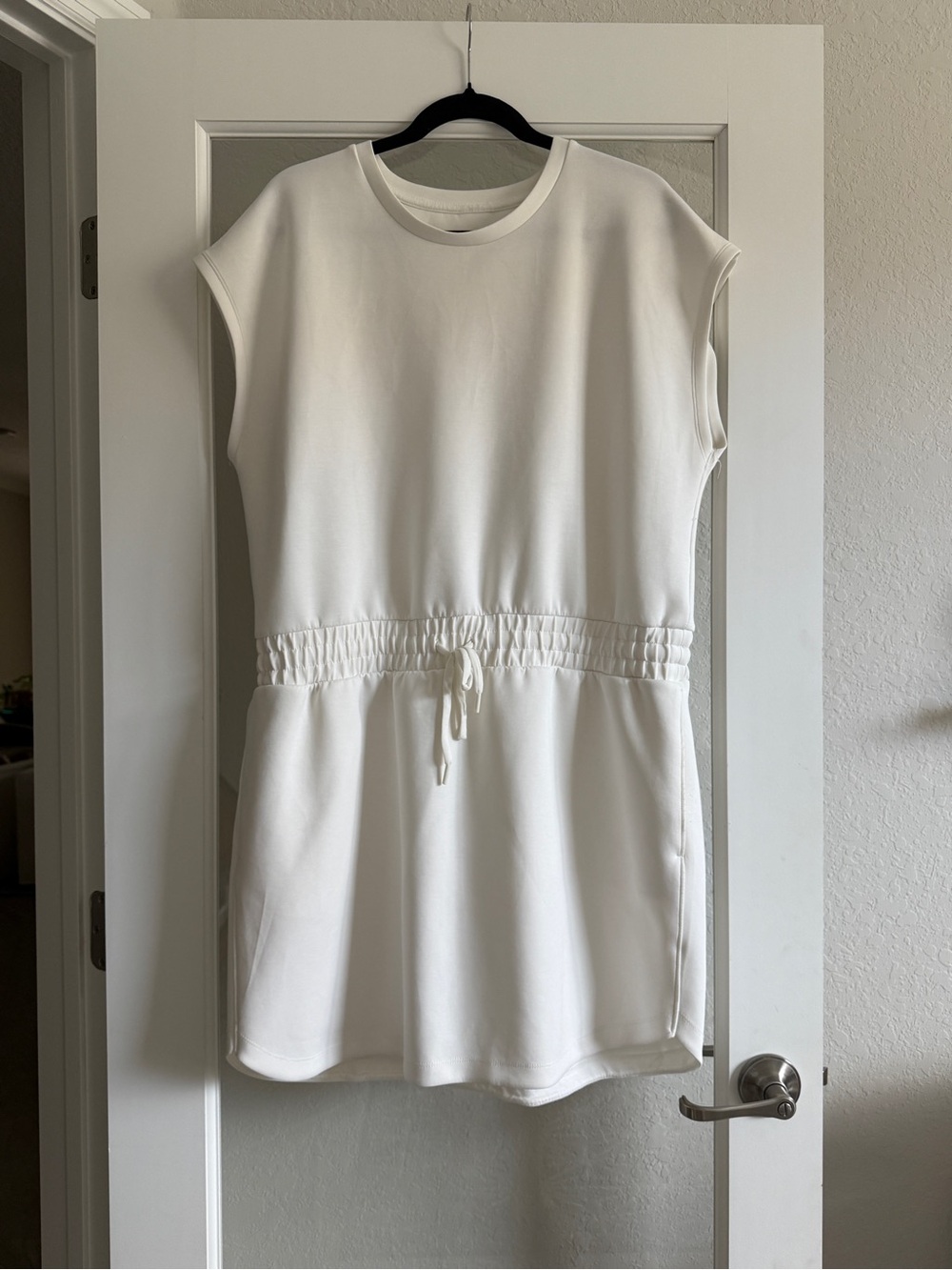 Target White Drawstring Waist Casual Dress XL